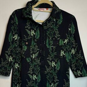 Persifor Winpenny Dress – Foxglove Print – Size Small